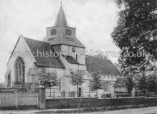 St Nicholas's Church, Fyfield, Essex. c.1909